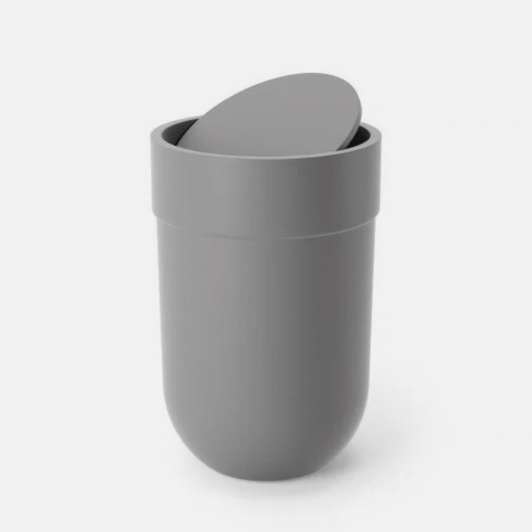 Touch Trash Can - Grey