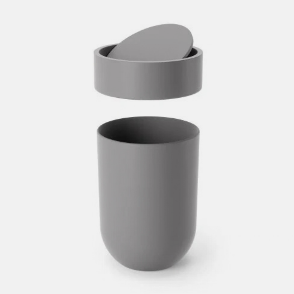 Touch Trash Can - Grey