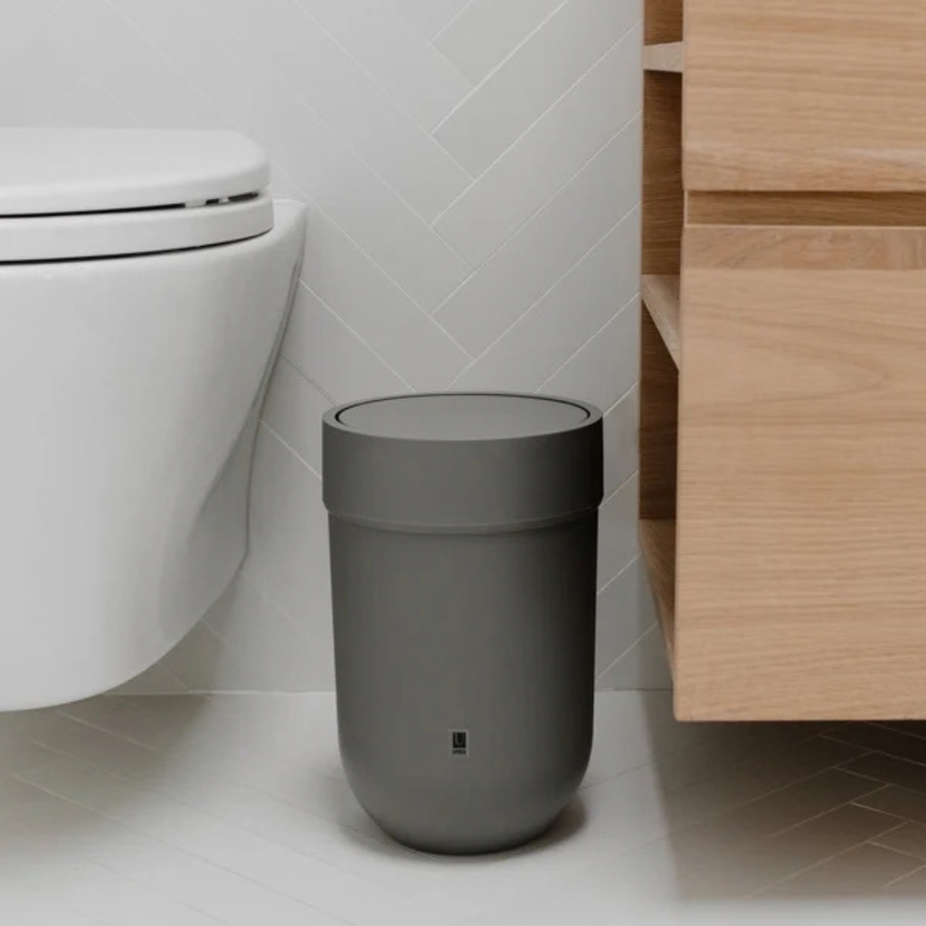 Touch Trash Can - Grey