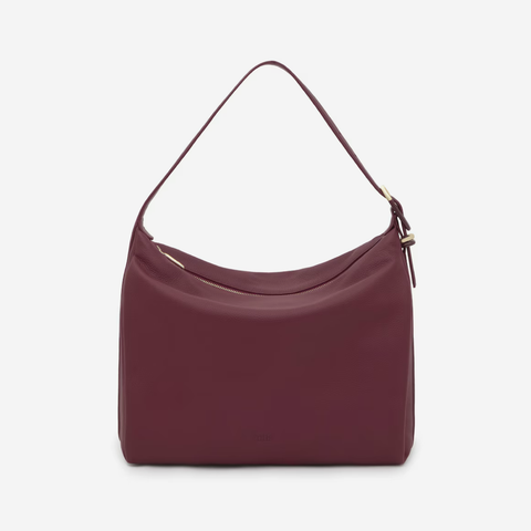 Tous Fold Shoulder Bag - Maroon