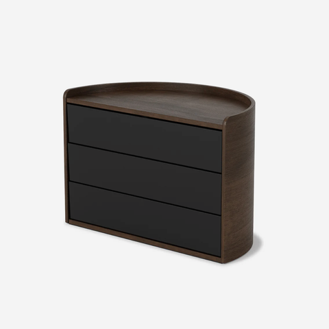 Moona Storage Box - Black & Walnut