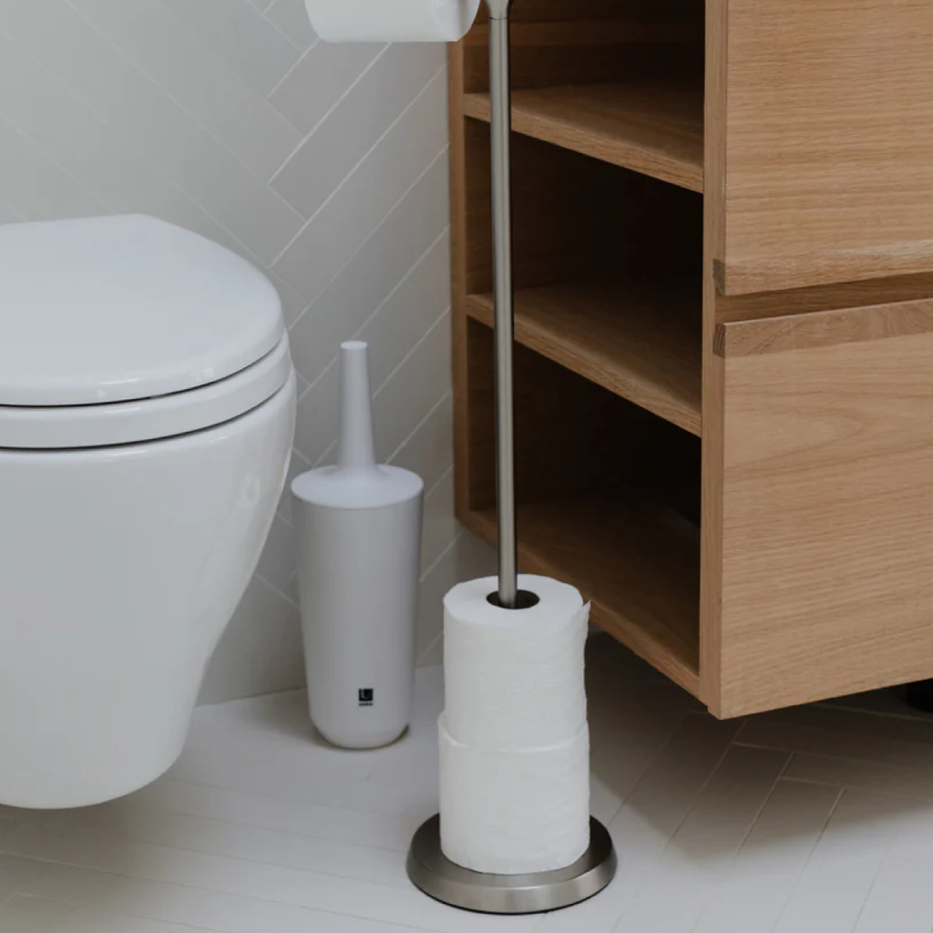Tucan Toilet Paper Stand - Nickel