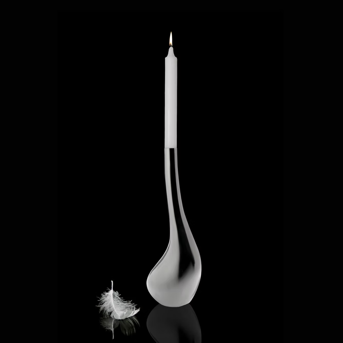 Mr And Mrs Swan Candlestick Set