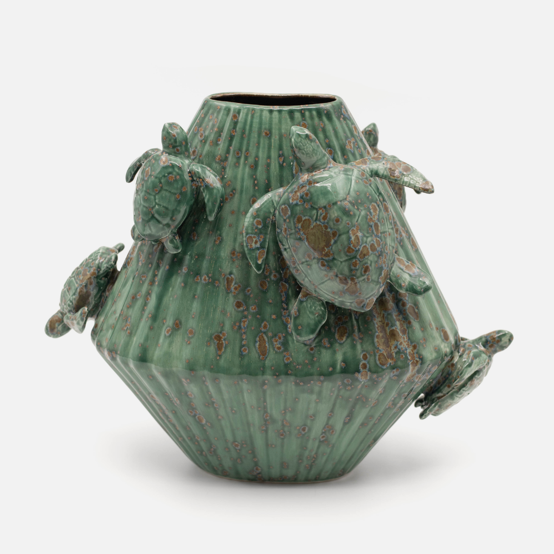 The Waddel Paddle Vase - Crystal Jade