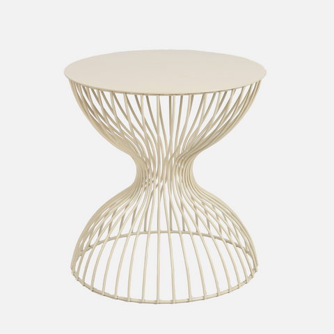 Corset Side Table - Cream