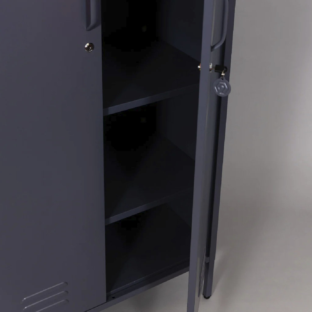 Popstrukt Sugar Cube Double Locker - Carbon Grey