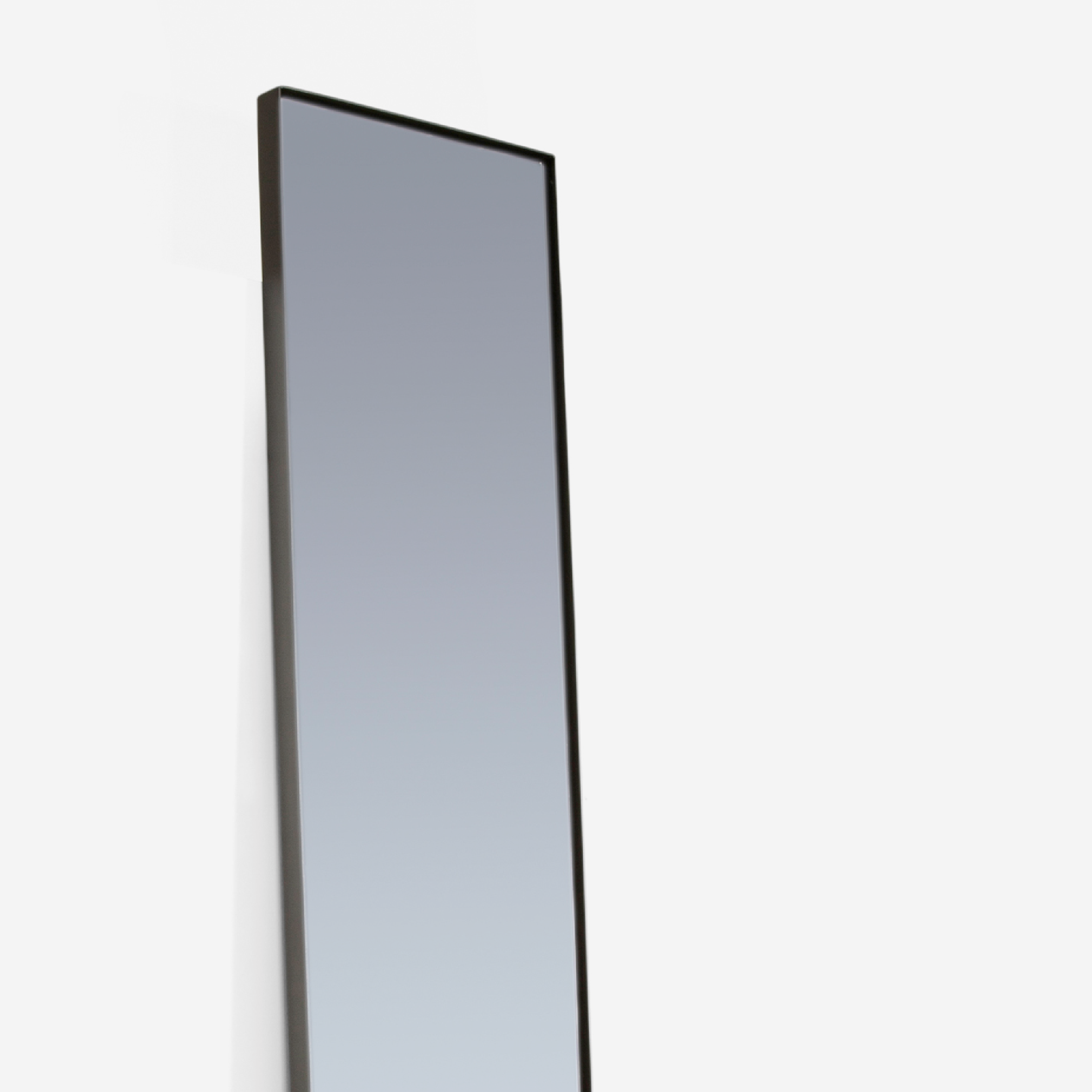 Geo Skinny Sleek Mirror - Smoke