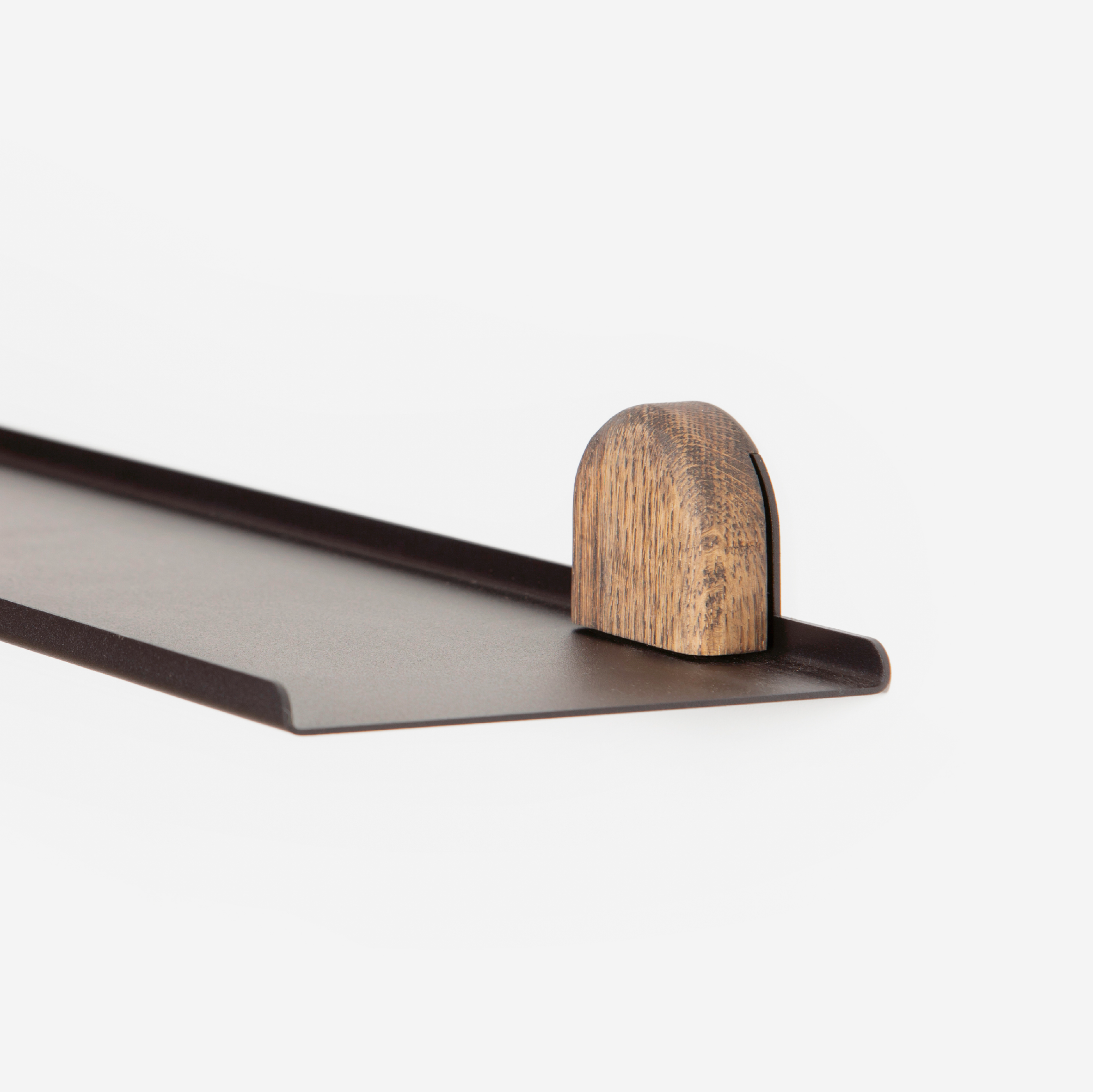 Bobby Shelf - Black / Dark Oak