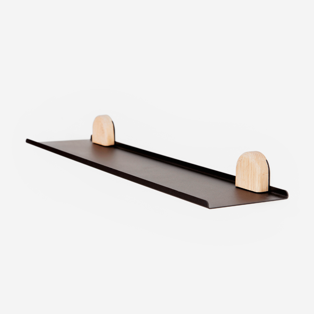 Bobby Shelf - Black / Light Oak