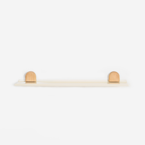 Bobby Shelf - Cream / Light Oak