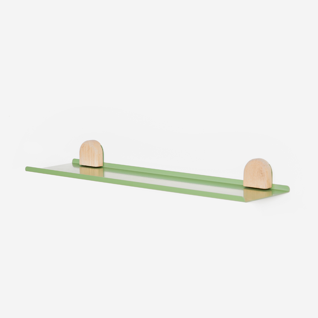 Bobby Shelf - Willow Green / Light Oak