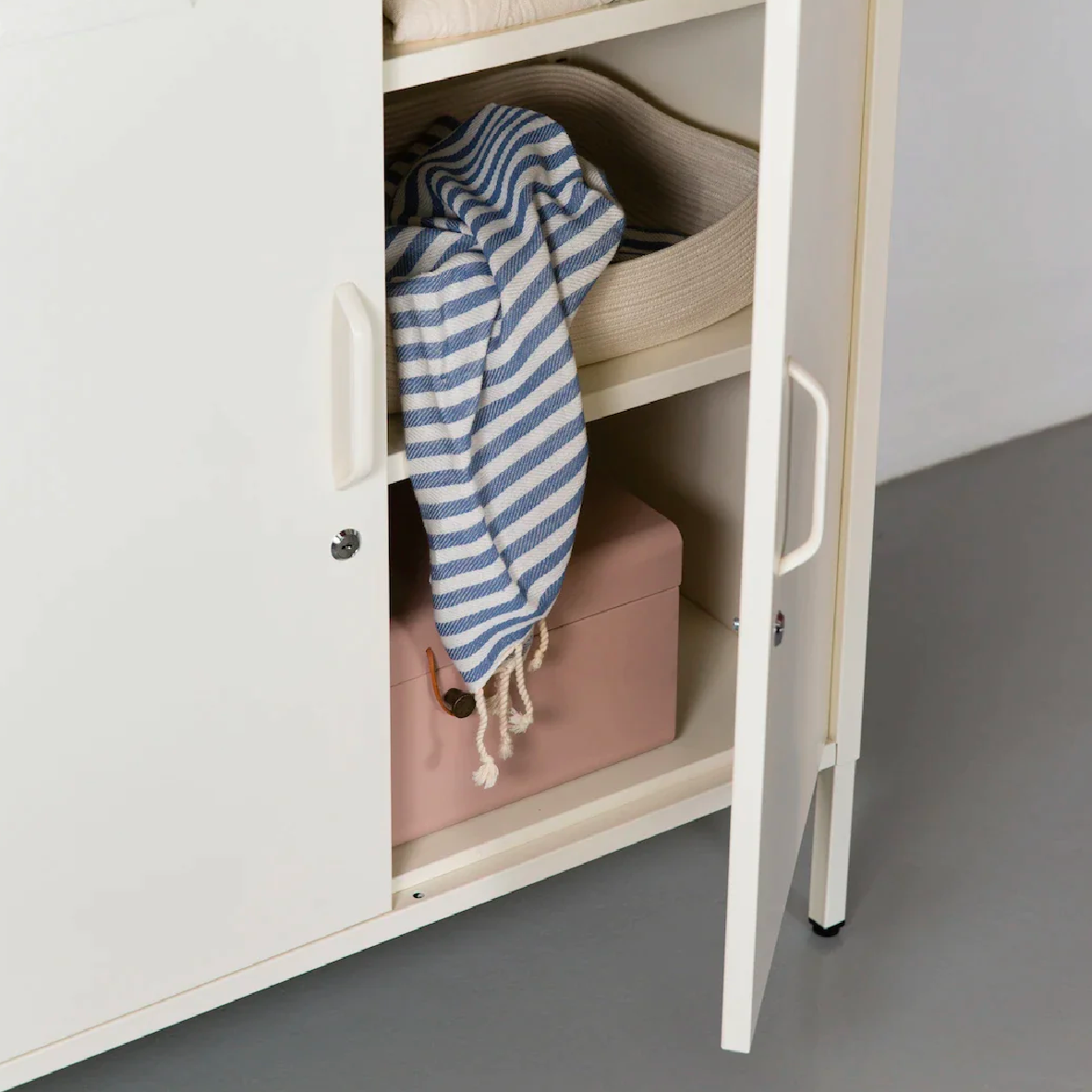 Popstrukt Sugar Cube Cabinet - Soft White