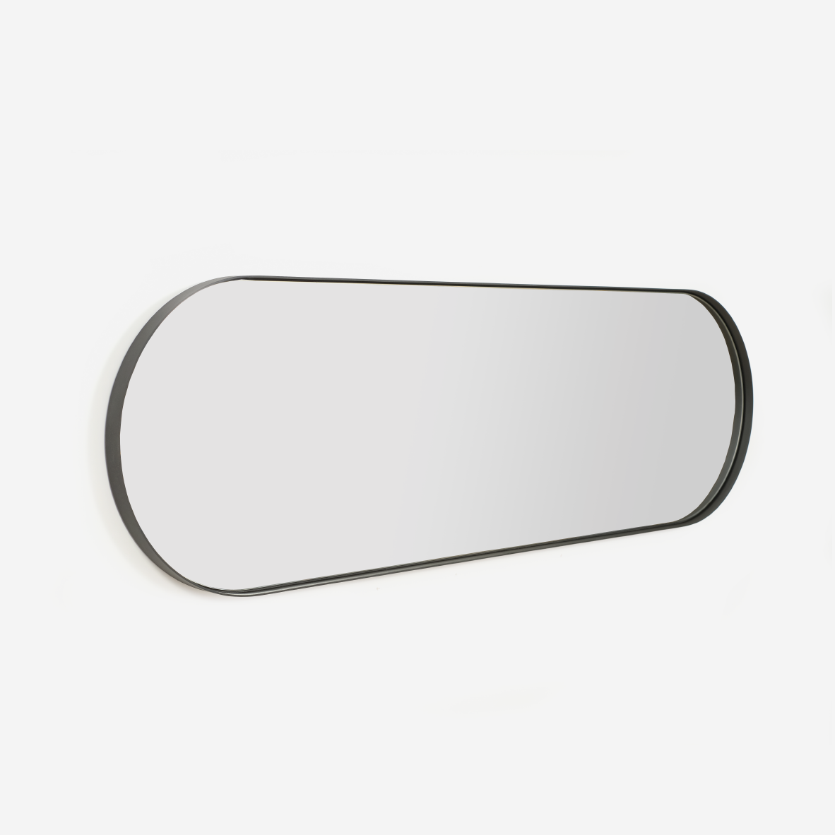 Oversized Deep Frame Pill Mirror