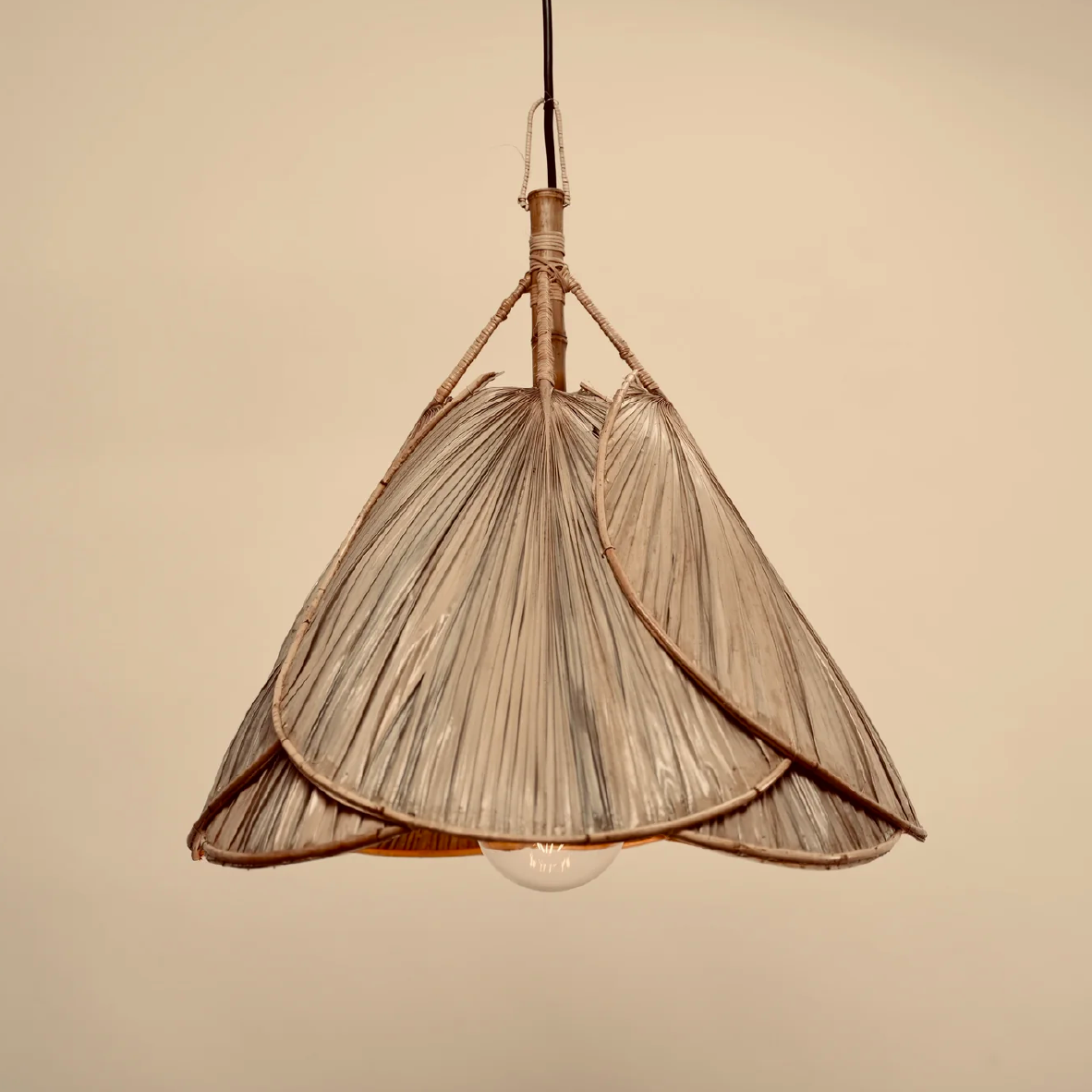 Palm Leaves Lampshade Pendant