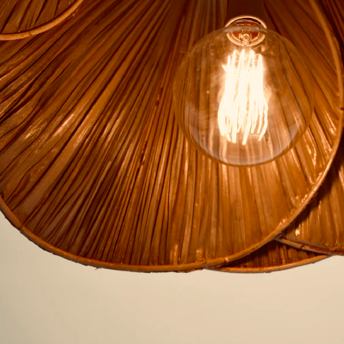 Palm Leaves Lampshade Pendant