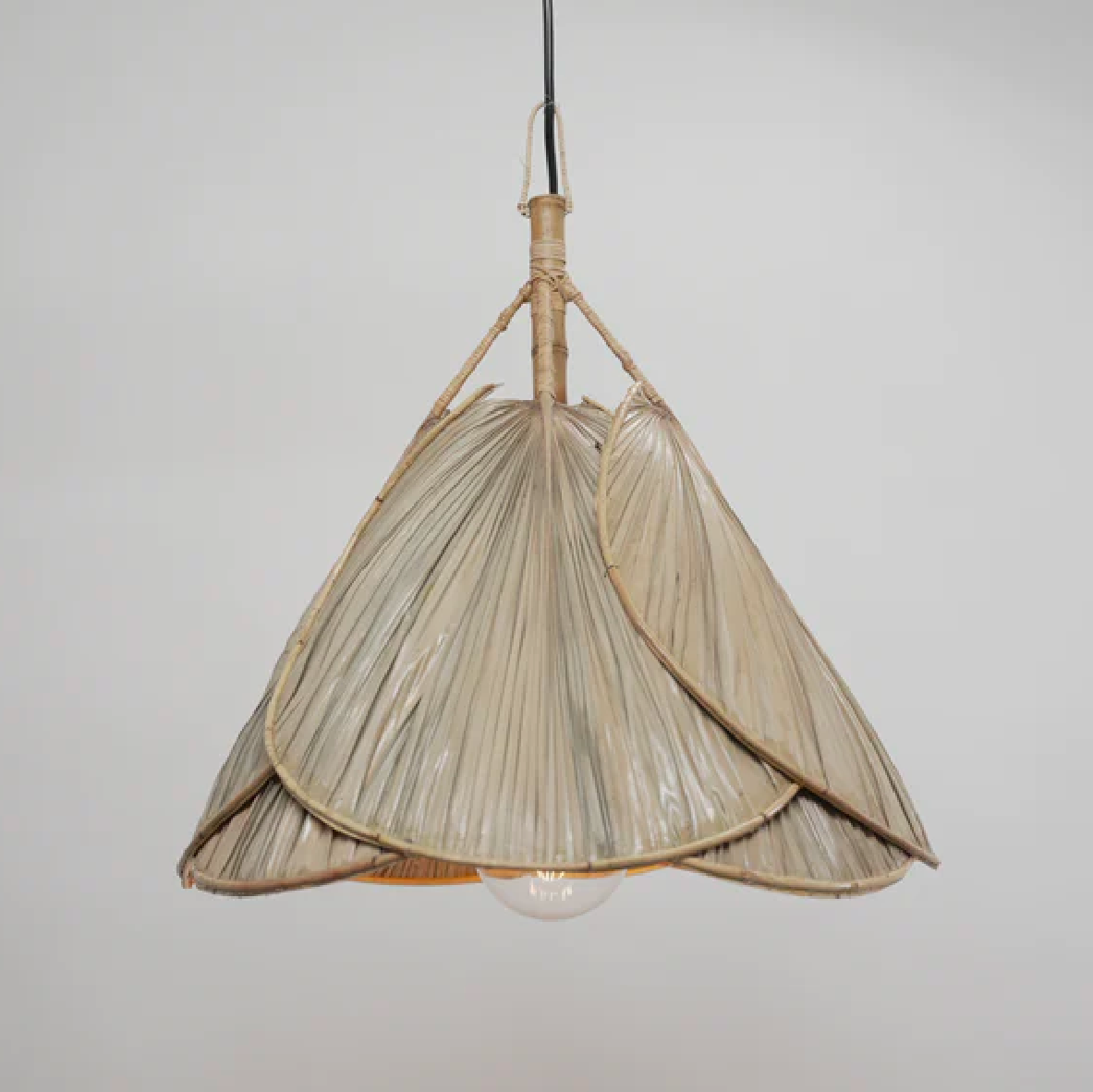 Palm Leaves Lampshade Pendant