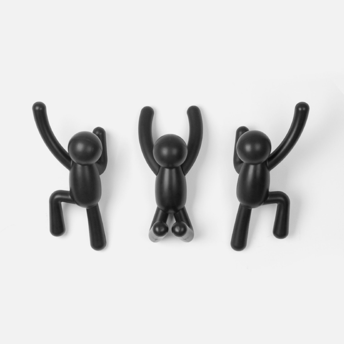 Buddy Wall Hooks - Black