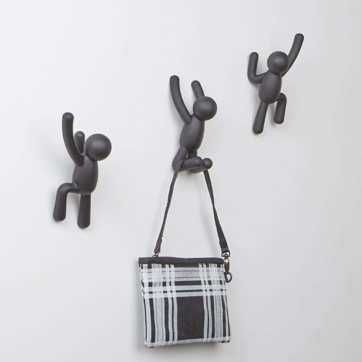 Buddy Wall Hooks - Black