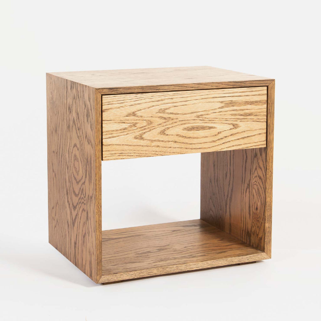 Copenhagen Bedside Table - Dark Oak