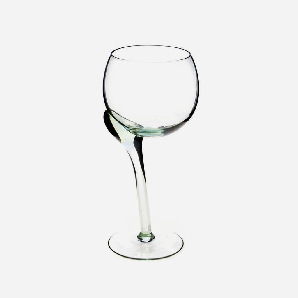 Crooked Stem Wine Glass