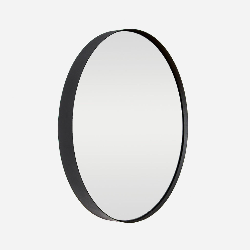 Deep Frame Round Mirror 70