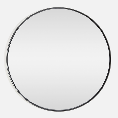 Deep Frame Round Mirror - 90cm