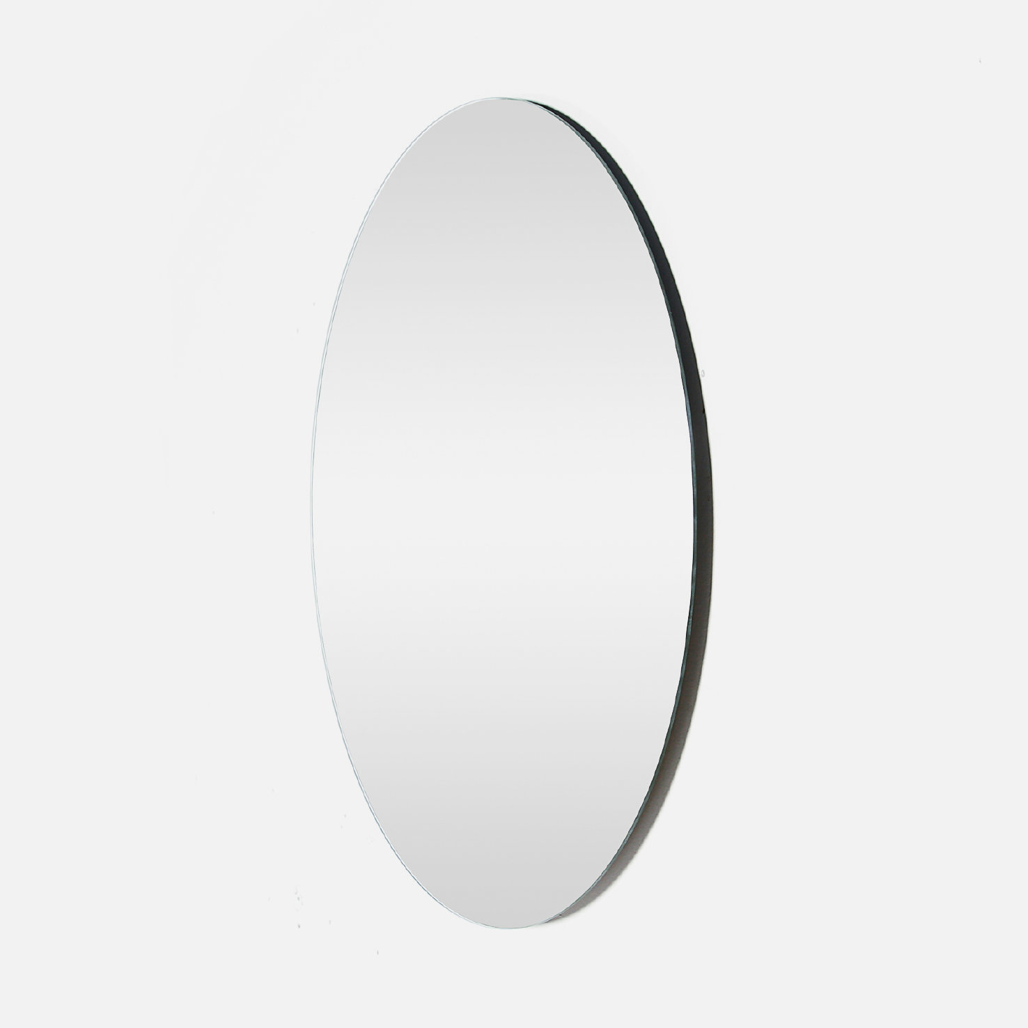 Float Frameless Round Mirror