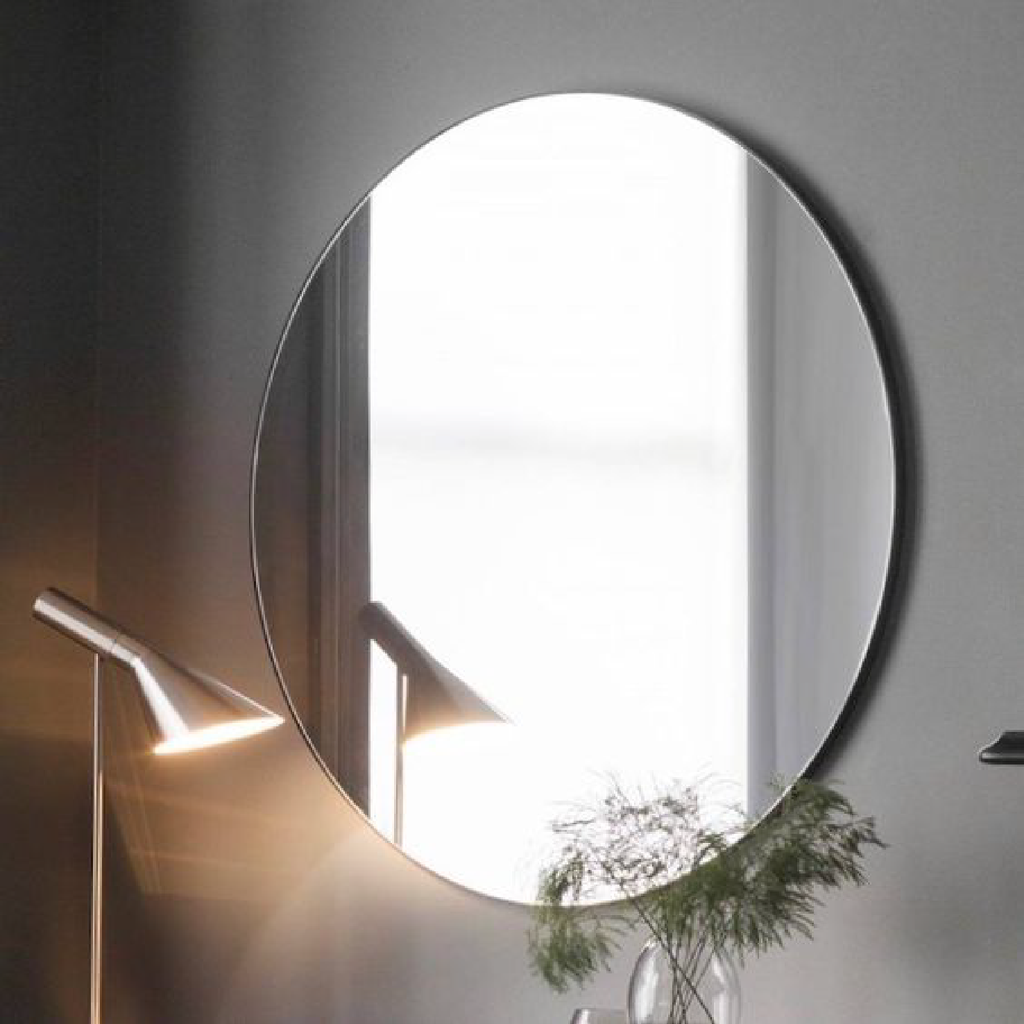 Float Frameless Round Mirror