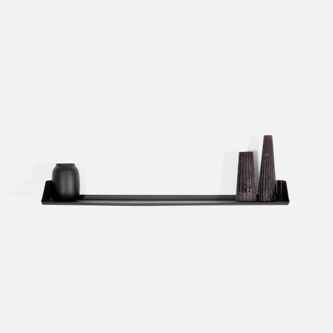 Geo Sleek Shelf Medium - Black