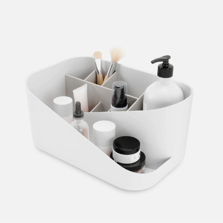 Glam Cosmetic Organiser - White