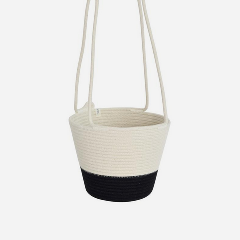 Hanging Planter - Black Block