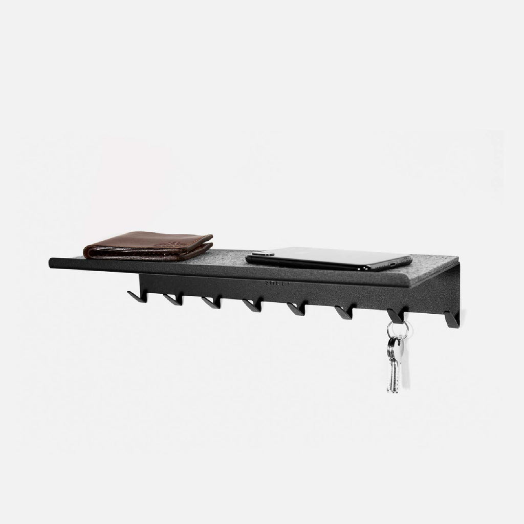 Felt Key Rack - Black