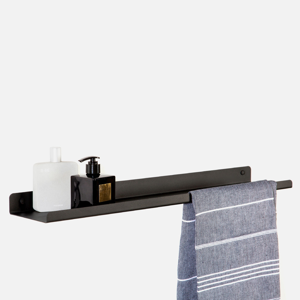 Lip Bathroom Shelf - Black