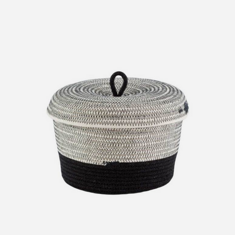 Lidded Basket - Liquorice