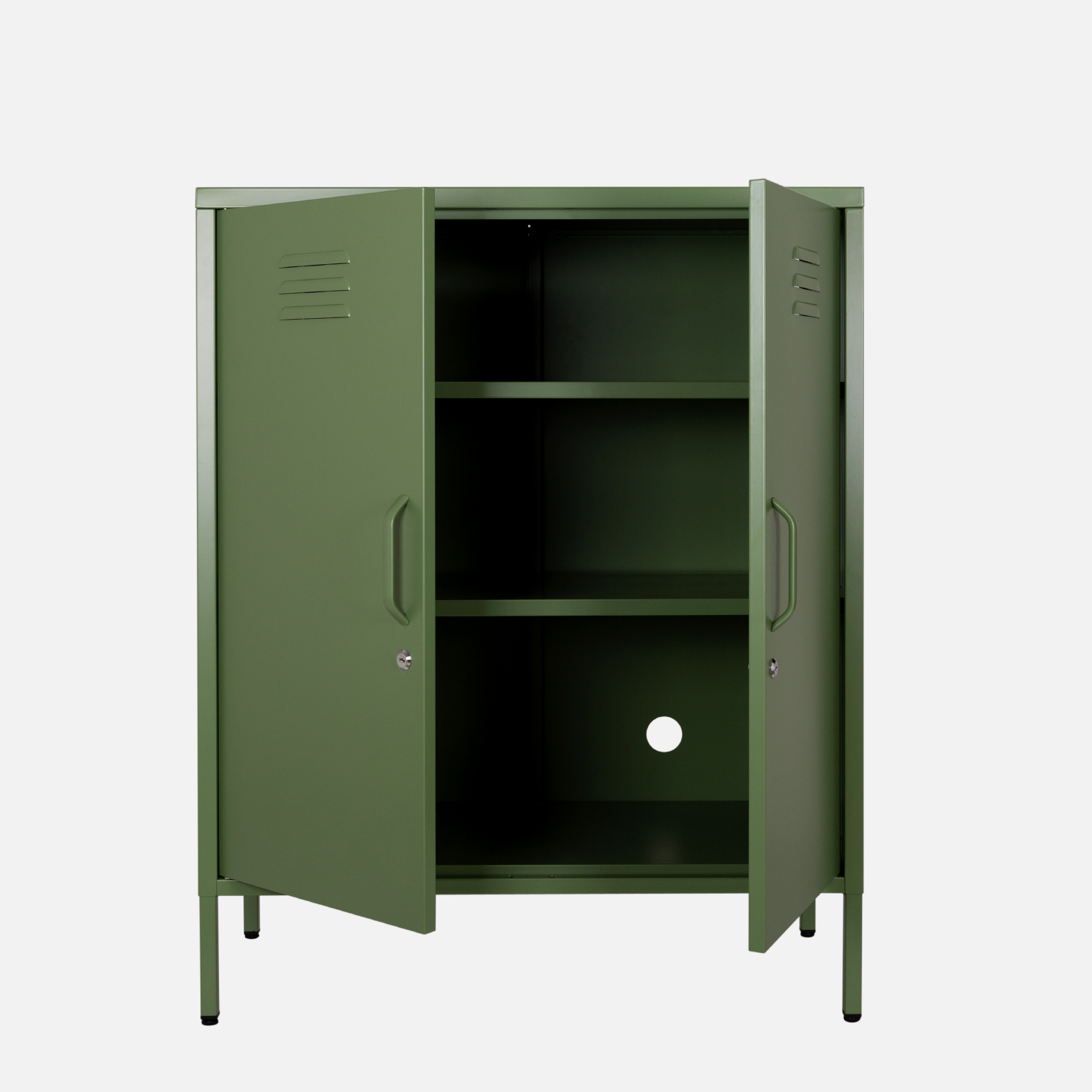 Popstrukt Sugar Cube Cabinet - Reed Green