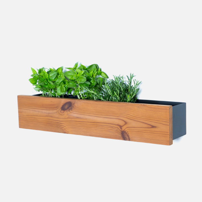 Outdoor Herb Box - Thermo Pine / Black