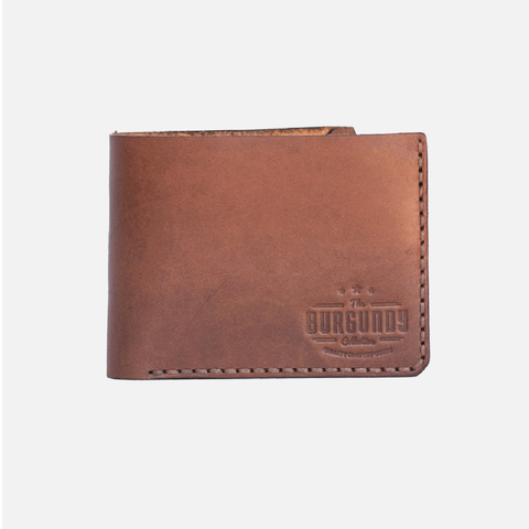 Bifold Leather Wallet - Tan