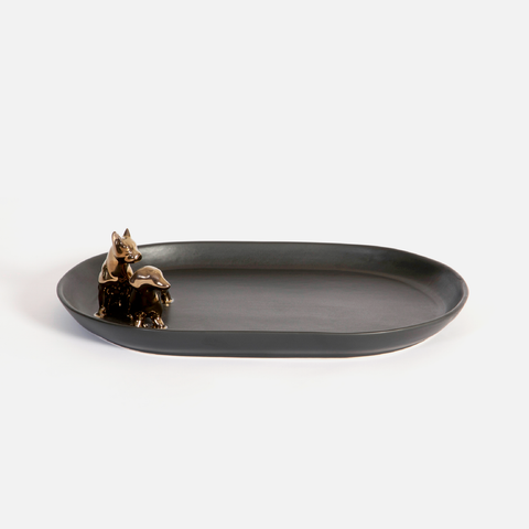 Best On Show Snack Platter - Black/Bronze