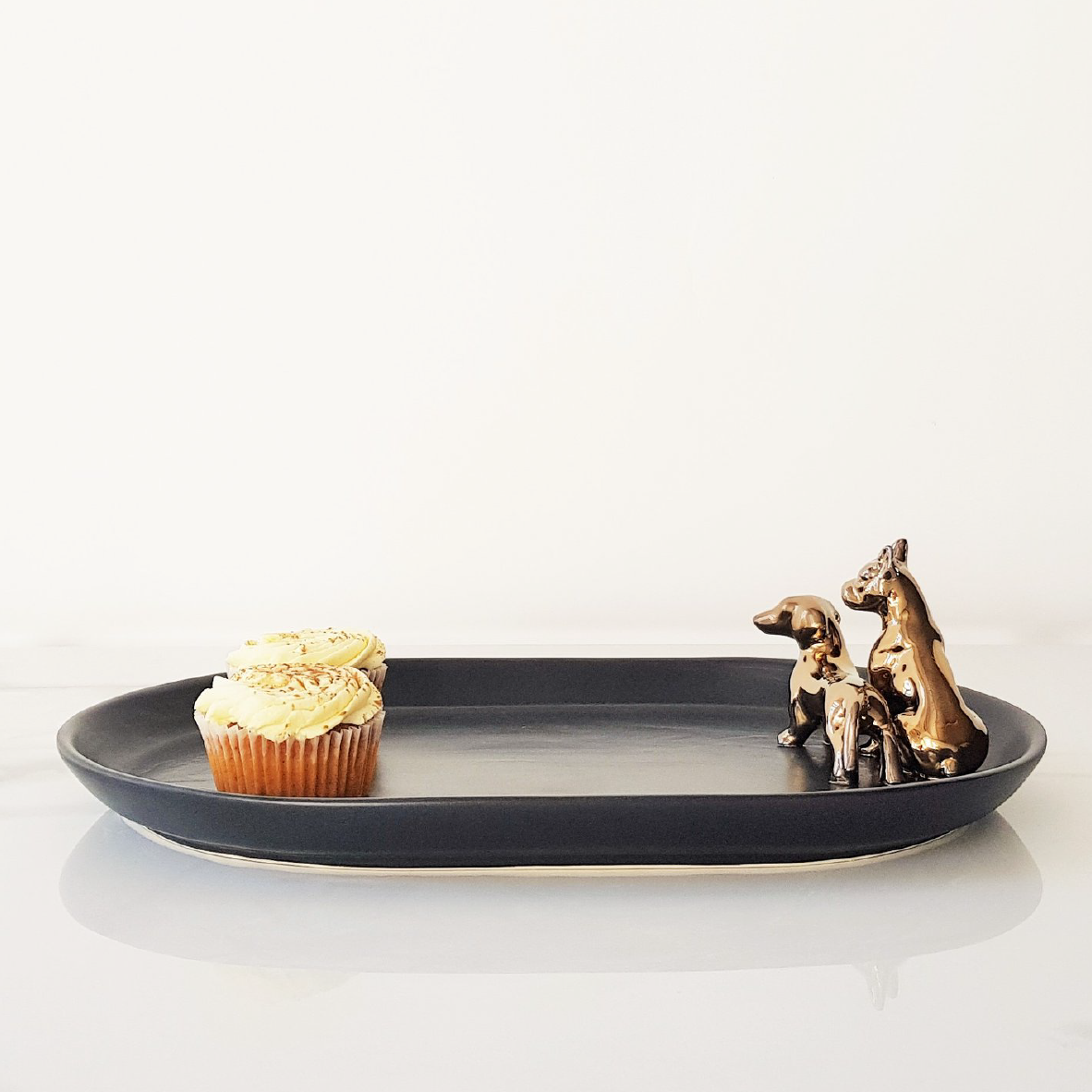 Best On Show Snack Platter - Black/Bronze