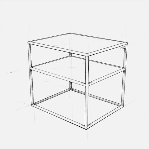 Steel Side Table