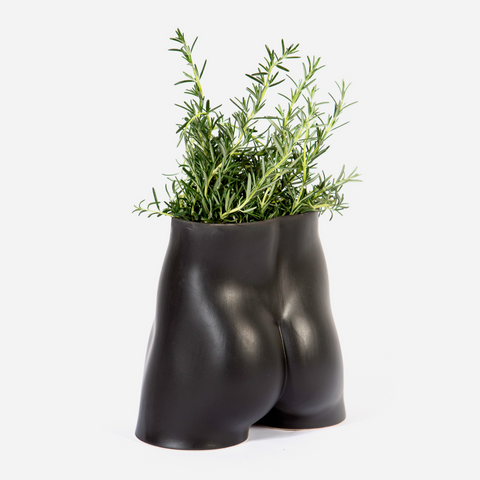 Tuchus Bum Planter - Black