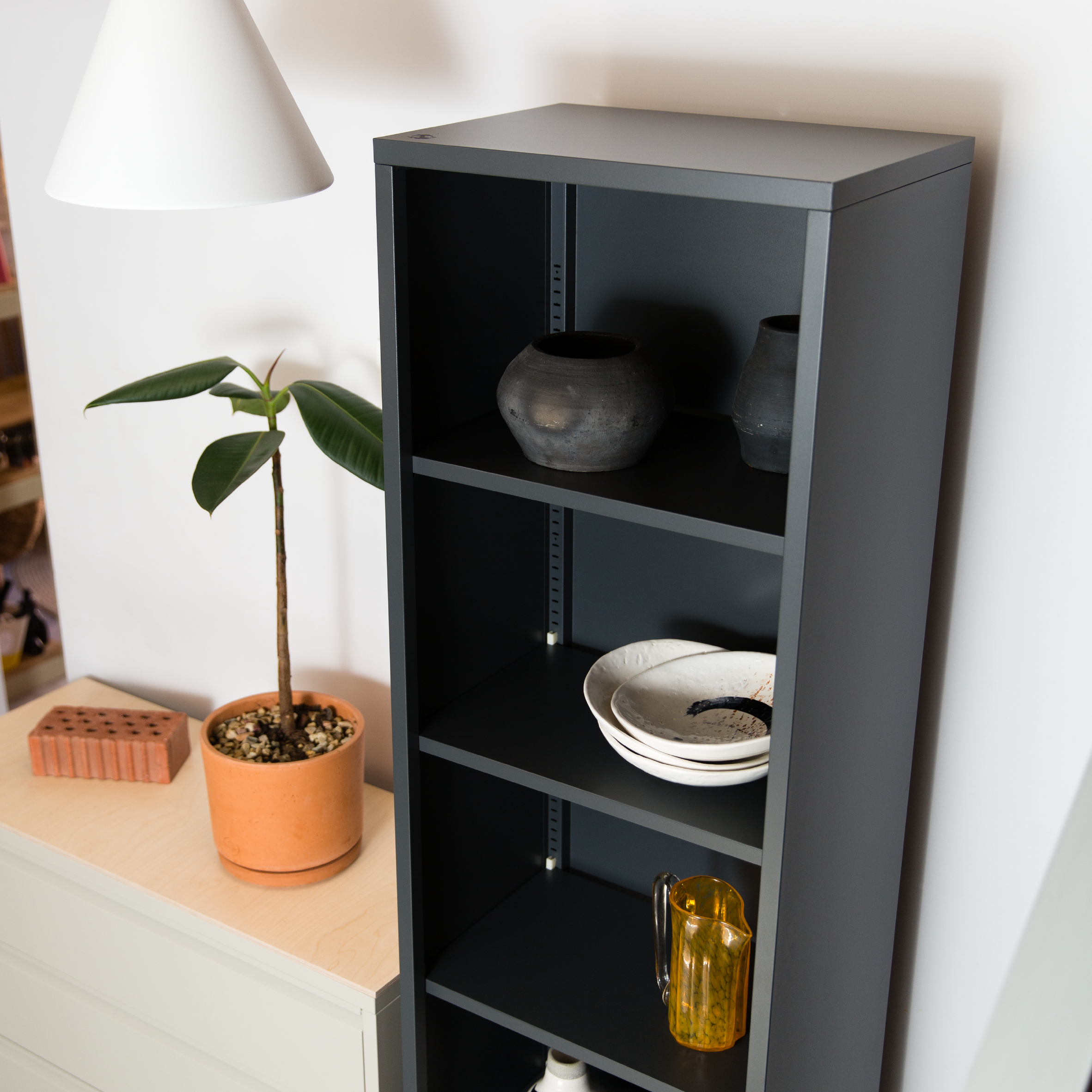 Popstrukt Wafer Shelf Tall - Dark Sand