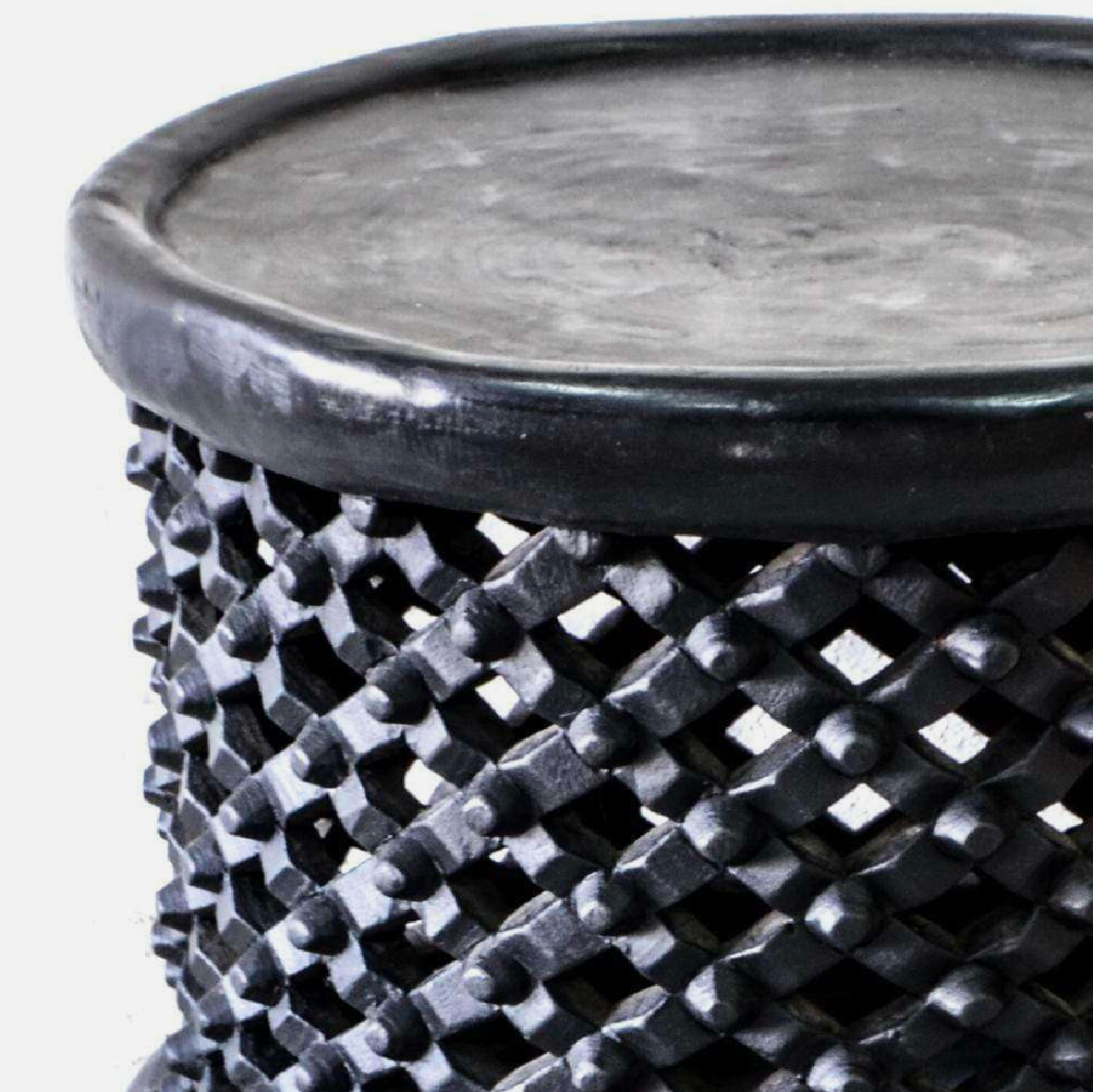 Bamileke Side Table - Black