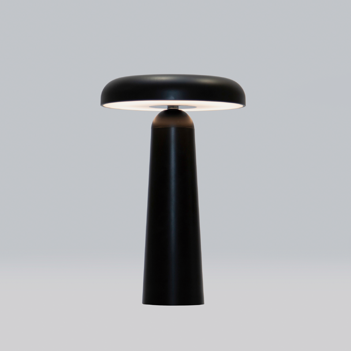 Boletus Rechargeable Table Lamp - Black