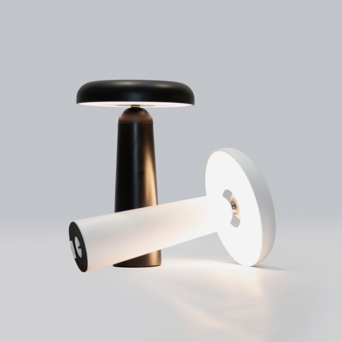 Boletus Rechargeable Table Lamp - Black