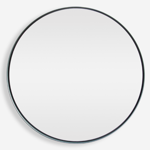 Deep Frame Round Mirror 120cm