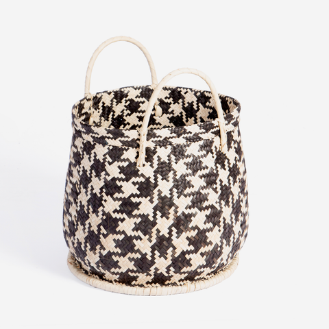 Storage Basket - Houndstooth