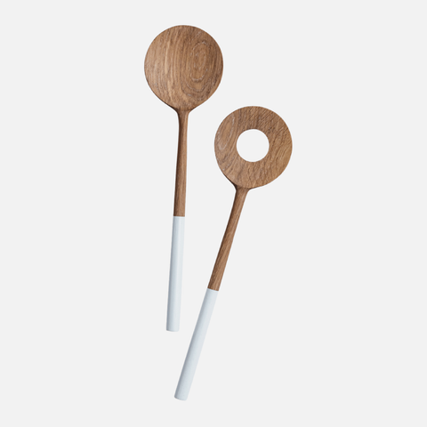 Long Salad Servers Set - Kiaat