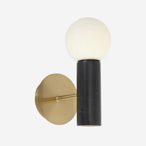 Marble Wall Light - Black