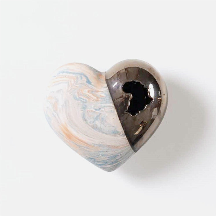 Africa Heart - Multi Earth / Bronze